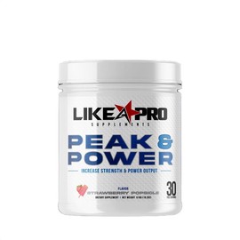Peak & Power Creatine by Like A Pro – Flavored Creatine Monohydrate Supplement for Strength, Power & Muscle Performance