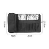 Hsthe Sea Foldable Makeup Brush Bag Travel Cosmetic Case for