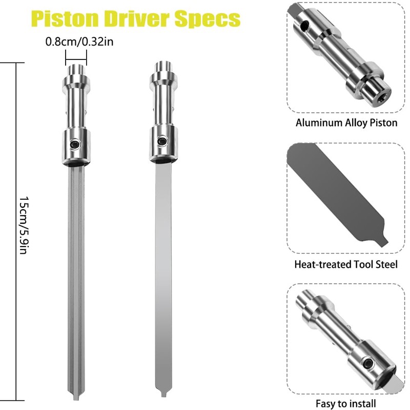 202604002 Piston Driver Blade for Ryobi P320 Airstrike Brad Nailer,