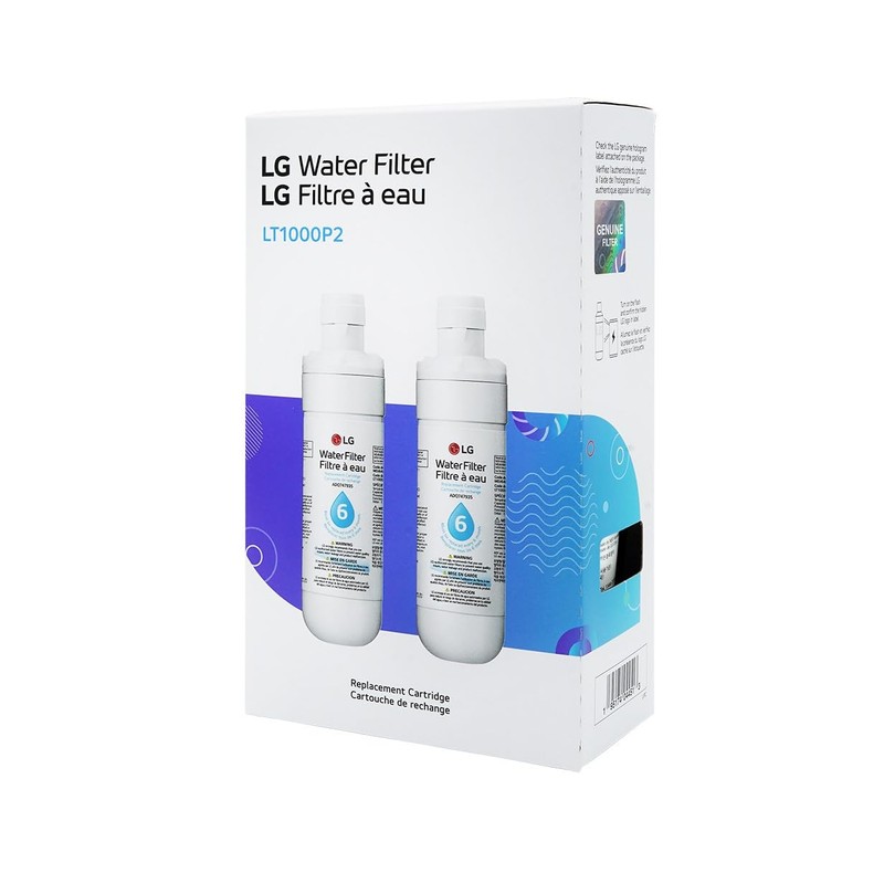 LG LT1000P2 6-Month / 200 Gallon Refrigerator Replacement Water Filter,