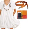 Sunsa Women's Shoulder Straps. Set of 2 Shoulder Bag Handles.