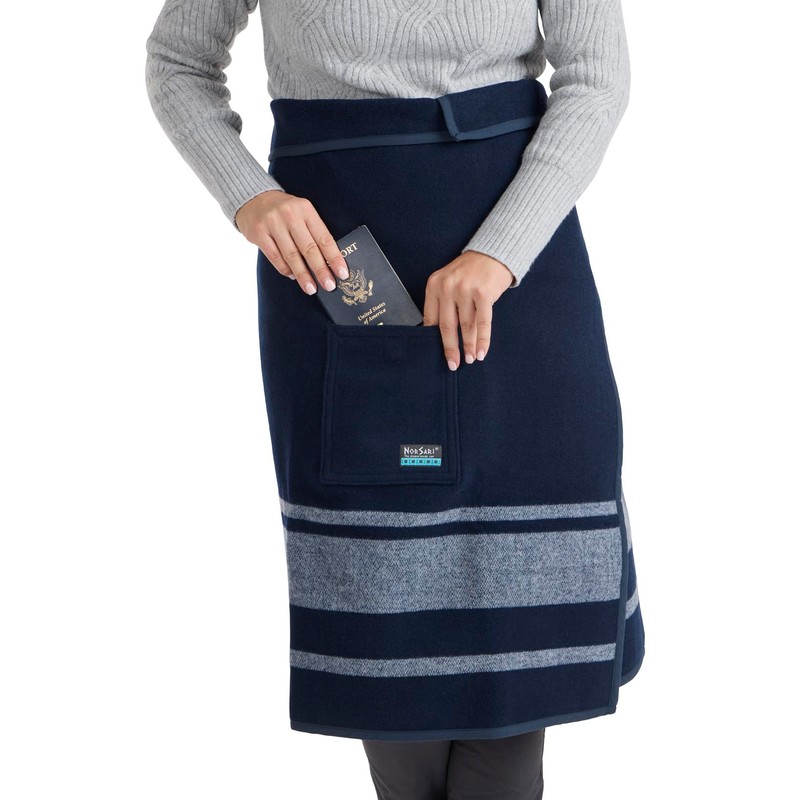 NorSari ‘The Wearable Blanket’, The Ivy League Stripe, Navy &