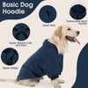 ADNIKIA Basic Dog Hoodie, Soft and Warm Dog Sweater Shirt