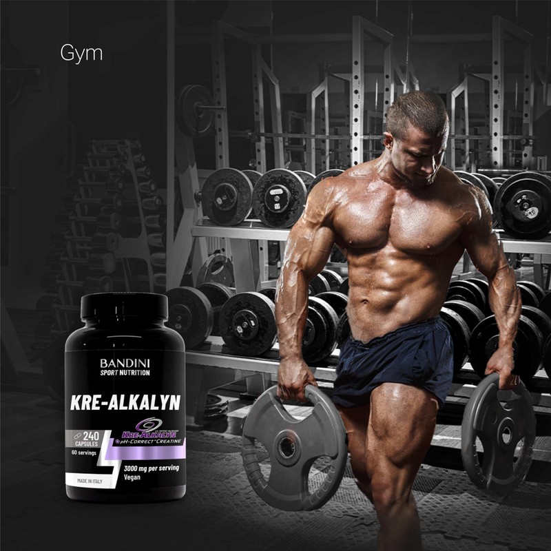 Bandini® Kre-Alkalyn® 240 Capsules (2 Months) - Buffered Alkaline Creatine