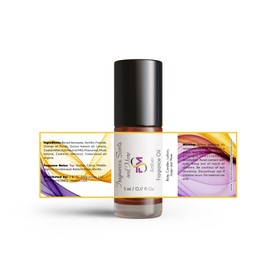 Amber Fragrance Oil - 3 Bottles 0.17 Fl Oz Glass Roll On (5ml)