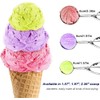 LCE Cream Scoop Set, Stainless Steel, 3 Pieces of Trigger