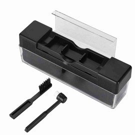 VGEBY Cepillo Limpiador de Discos de Vinilo: Limpieza a Fondo, Elimina el Polvo y Las Huellas Dactilares, Forma una Capa Protectora y Restaura el Encanto