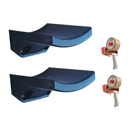 Tape Gun Wall Mount Holder, Modern Storage Hanger for Tape Dispenser, Office Organization, Shipping Station Essentials, Shipping Tool Storage, Commercial Use Ready, Made in Texas, 2 Pack