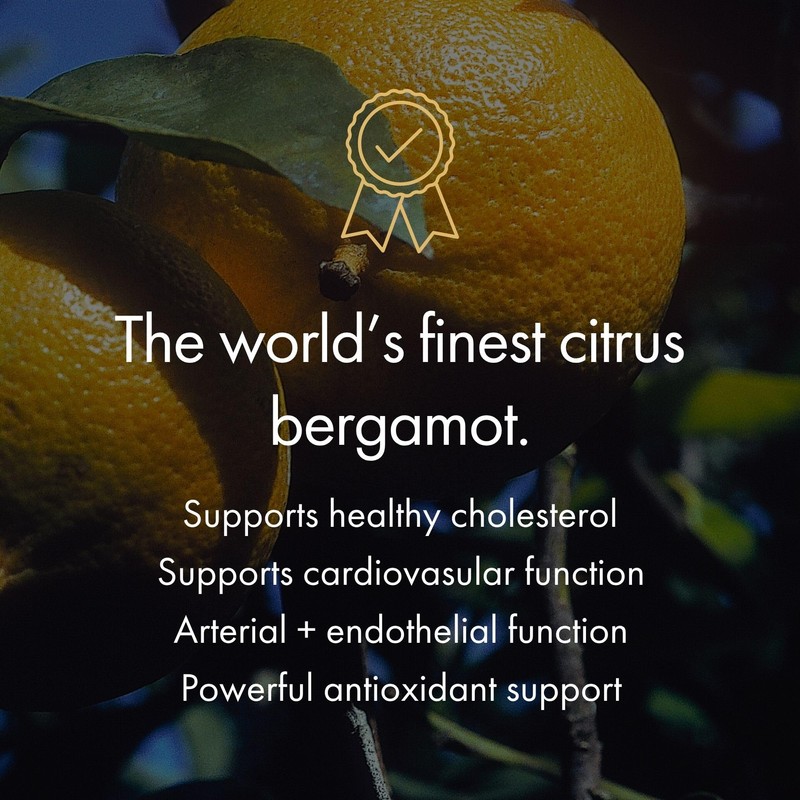 NAOMI Italian Citrus Bergamot Plus Nitric Oxide Boost, Award-Winning Cardiologist