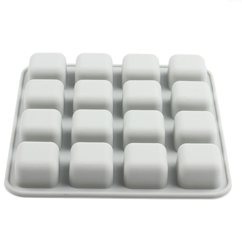 AIBOYA 16 Cavity Square Silicone Candy Molds For Candy Chocolate