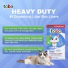 Tobo Cat Litter Box Liners, 30 Count, 2 Mil Extra-Durable