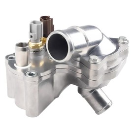 FIQAPJ Engine Coolant Thermostat Housing Assembly Fit for 2001-2005 Explorer, 2001-2011 Ranger, 2001-2008 Maz-da B4000, 2001 Mountaineer Replaces# SK121093,4L5E8A586AB,4L5E-8594-AA,