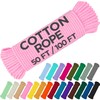 TECEUM Cotton Rope 3/16” (5 mm) – 100 FT –