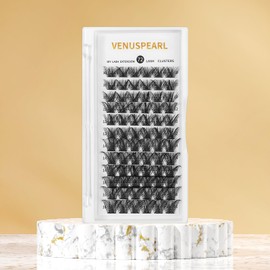 Cluster Lashes 72 Individual Lashes Clusters Eyelash Extensions False Eyelashes DIY Wispy Fluffy Lash Extension Kit Reusable False Eyelashes Natural Look Mix 10-16mm C D Curl (BM 02)