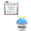 HW CASA Pack of 60 Eco Friendly Bin Liners 50L