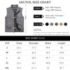 AKuVoL Men's Softshell Outerwear Vest Lightweight Windproof Sleeveless Jacket for