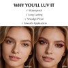 Wugbc 2 PCS Burgundy Plum Eyeliner Pencil, Cream Gel Waterline