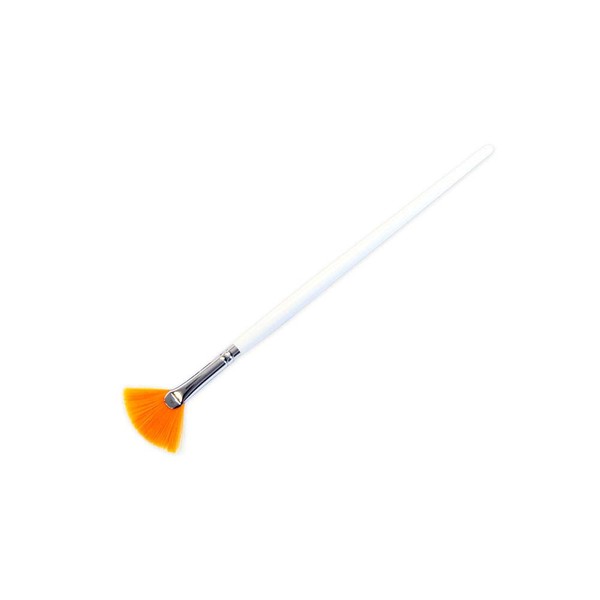 Appearus Taklon Fan Mask Brush Acid Applicator for Glycolic Skin Peel/Masques (1 count) (Small)