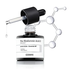 COSRX Pure Hyaluronic acid 3% Serum with Sodium Hyaluronic Acid, Hydration & Moisture Boosting Facial Serum for Fine Lines and Wrinkles, Plump and Repair Dry Skin, Korean Skincare 0.67 fl.oz / 20 ml