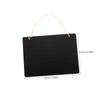 ROSENICE Black Board Hanging Wood Chalkboard for Both Sides