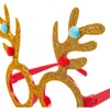 Juvale 3-Pack Christmas Glasses - Novelty Party Eyeglasses, Xmas Holiday