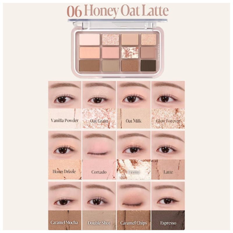 ESPOIR Eye Core Palette 9g, Color:07 Pink Oat Latte