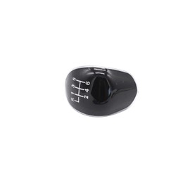 TAKPART 6 Speed Gear Shift Knob Cover Shift Knob Cap Compatible with Ford Mondeo Galaxy Fiesta Focus Transit(Black)