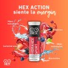Tabletas Efervescentes Hex, Ponche De Frutas, 4 Tubos