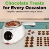 NutriChef Electric Fondue Pot | 25W Chocolate Melting Warmer |