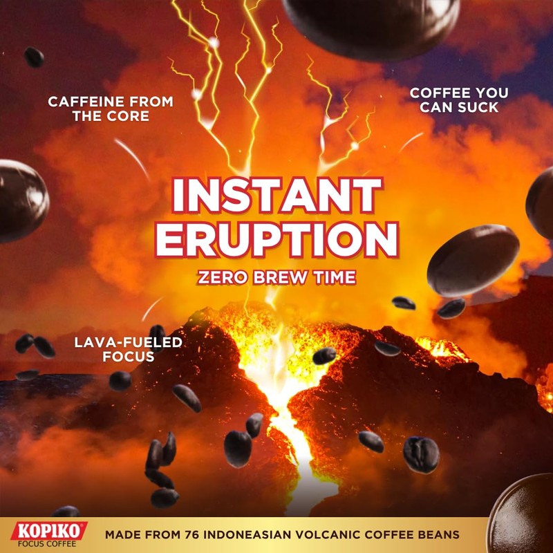 Kopiko Focus Coffee Candy – Have 80mg Caffeine per 2