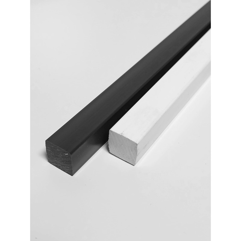 PVC Square Bar 15 x 15 mm Long 1000 mm