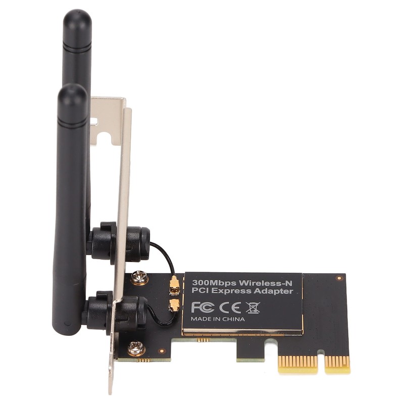 PCIe WIFI Card 11N Technology 2 Gain Antennas 802.11b/g/n 300Mbps