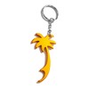 Gold Palm Tree Keyring Keychain Bottle Opener