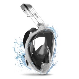 ACURE Full Face Snorkel Mask for Adult, SN04 Snorkeling Mask with Detachable Camera Mount, Dual Anti-Fog Design & Upgraded Breathing System & Anti-leak & 180° Wide View for Adults Youth