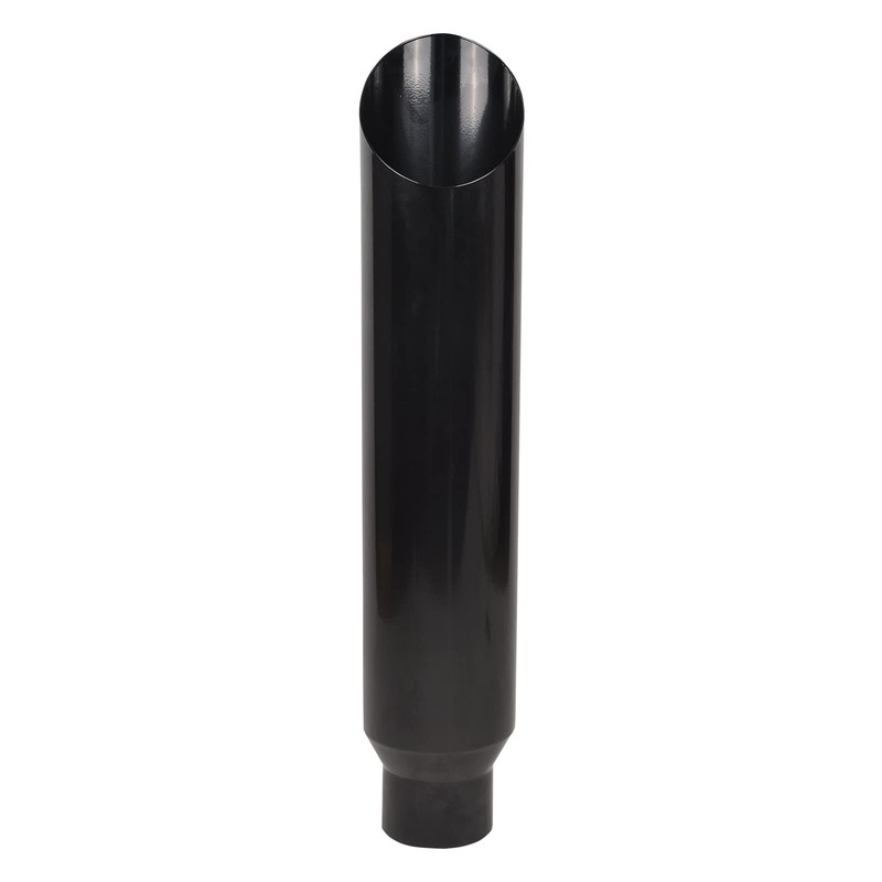 FGJQEFG 5 Inch Inlet 8 Inch Outlet Gloss Black Stainless