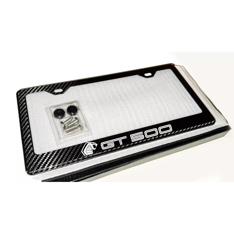 Unbranded Shelby GT500 License Plate Frame 100% Real Carbon Fiber