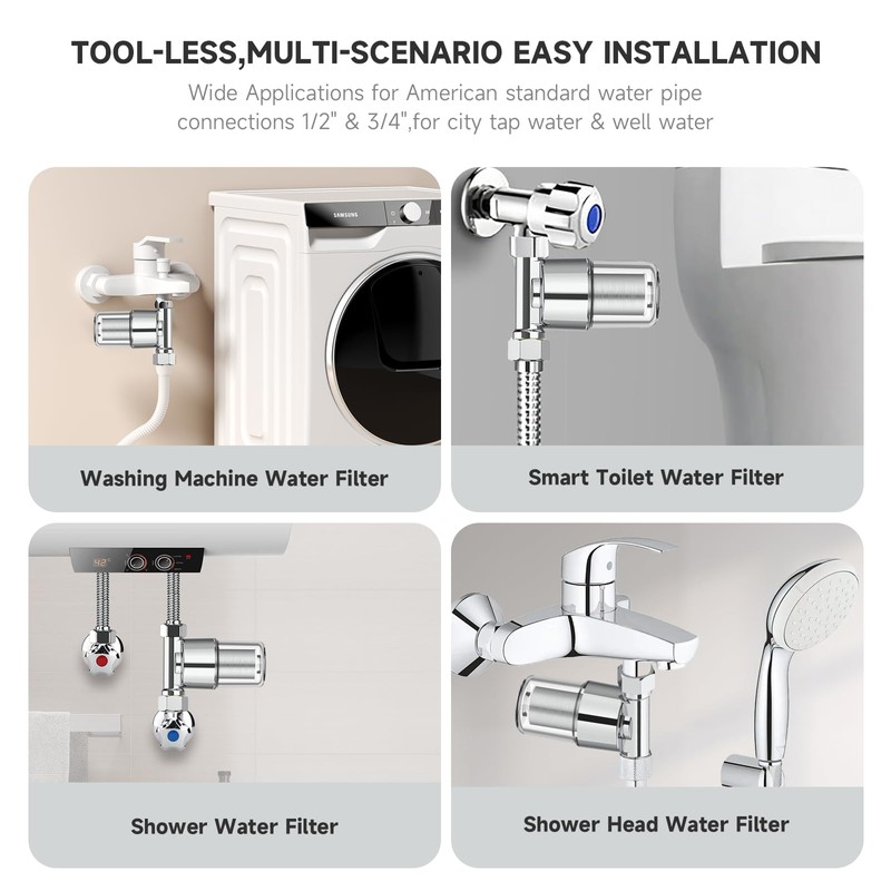 Washing machine water filter, capable of filtering out impurities of