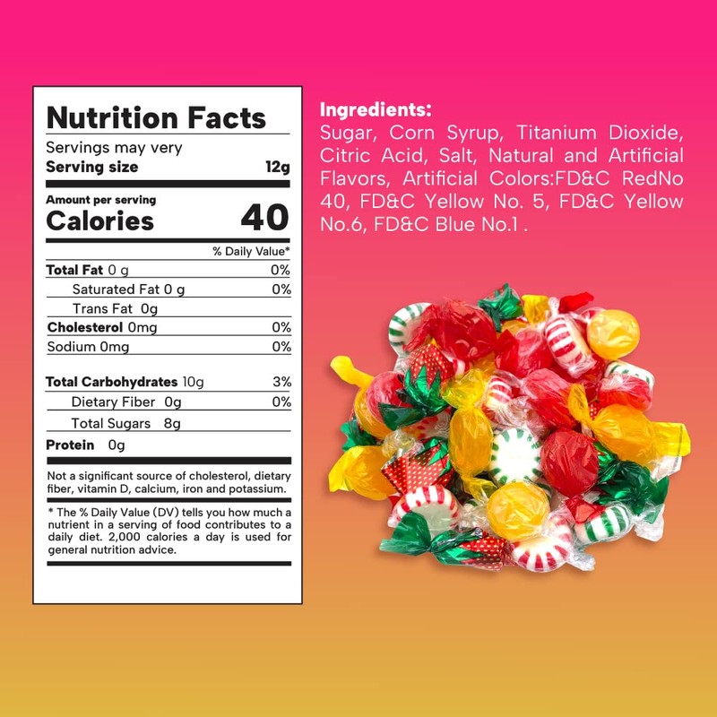 Hard Candy Assortment | 3 Pound Bag | Starlight Mints,