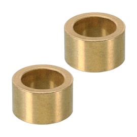 PATIKIL M14 Brass Spacer, Pack of 2 Metal Spacers Brass 14 mm ID x 20 mm OD x 10 mm L Brass Spacer Screw Spacer for 5/9 Inch or M14 Screw