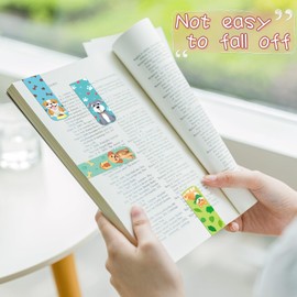 MWOOT 30 Pieces Cute Dogs Magnetic Bookmarks,Dog Bookmark Puppy Magnet Page Markers, Creative Book Clips for Book Lovers, Students, Reading Supplies (30 Styles, 2x6 CM)