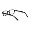 Pacific Coast Original KD's Biker Sunglasses (Black Frame/Clear Lens)