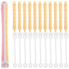 COHEALI Hair Curlers 12pcs Plastic Perm Rods Flexible Perm Rods