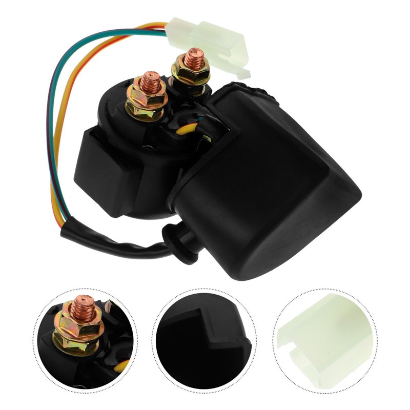 Gatuida Electric Solenoid Valve Motorcycle Relay Starter 12v Solenoid Relay