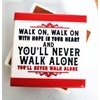 Liverpool, You Will Never Walk Alone Sign-Coaster, Liverpool Chant, Liverpool