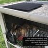 Solar Panel Fan Reduce Temperature Humidity IPX7 Waterproof Solar Powered