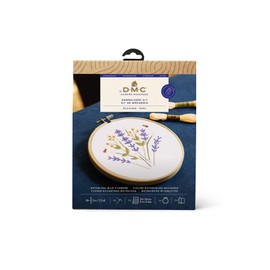 DMC Botanical Wild Flowers - Medium Embroidery Kit