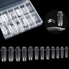 KADS 120PCS Clear Full Cover Dual Nail System Form UV