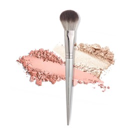GUOXIAONIU Blush Brush for Cheeks, Blending Brush, Contour Bronzer Brush, makeup brush, Ideal for All Face Makeup & Foundation for Liquid, Cream and Powder Face Makeup, Vegan & Cruelty-Free