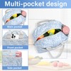 Lunch Box for Women, Insulated Lunch Bag Cute Corduroy Lunchbag
