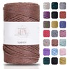 Makromecity, Sparkle Polyester Macrame Cord 2mm x 250 Yards (750